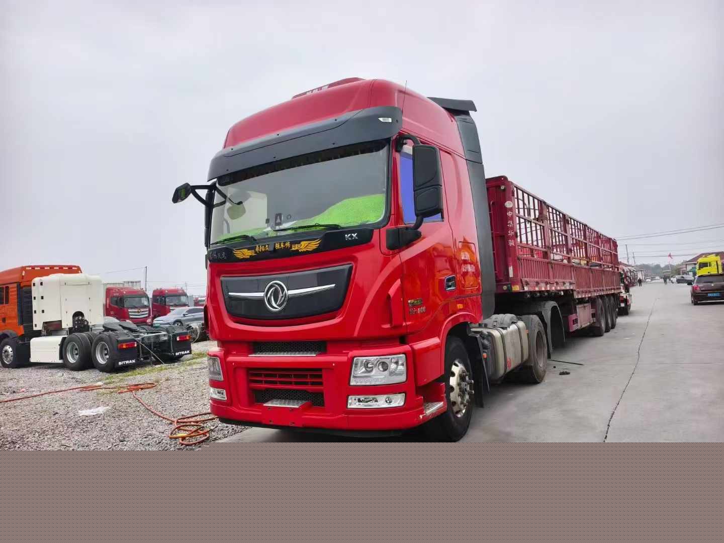 二手東風(fēng)天龍牽引車，二手牽引車市場(chǎng)