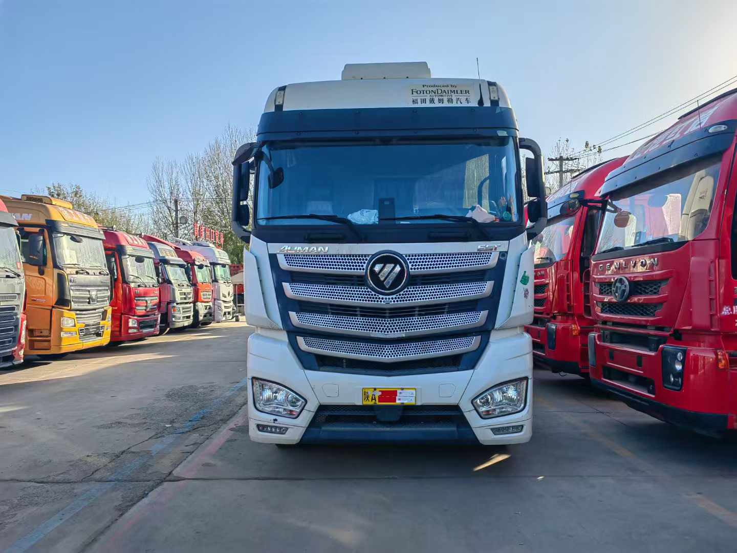 梁山二手貨車市場(chǎng),歐曼EST二手牽引車